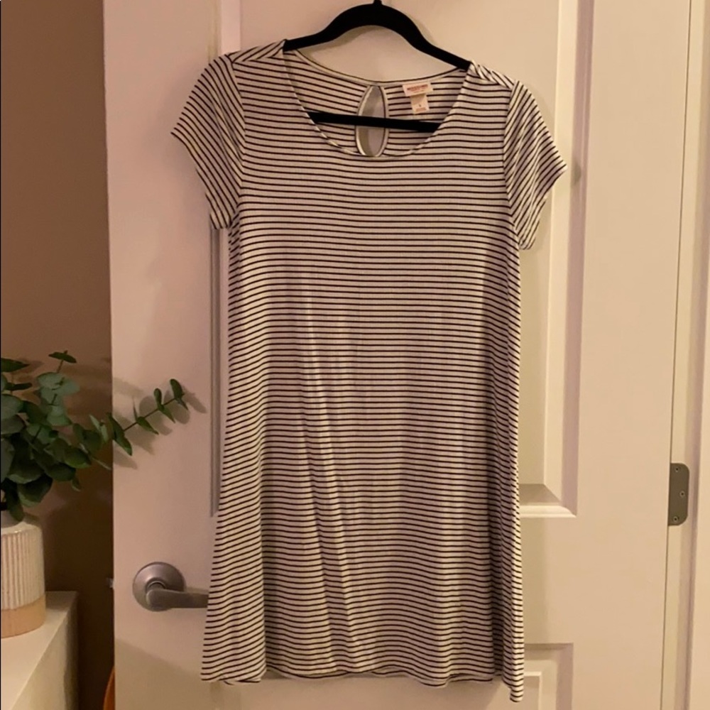 Striped t shirt dress